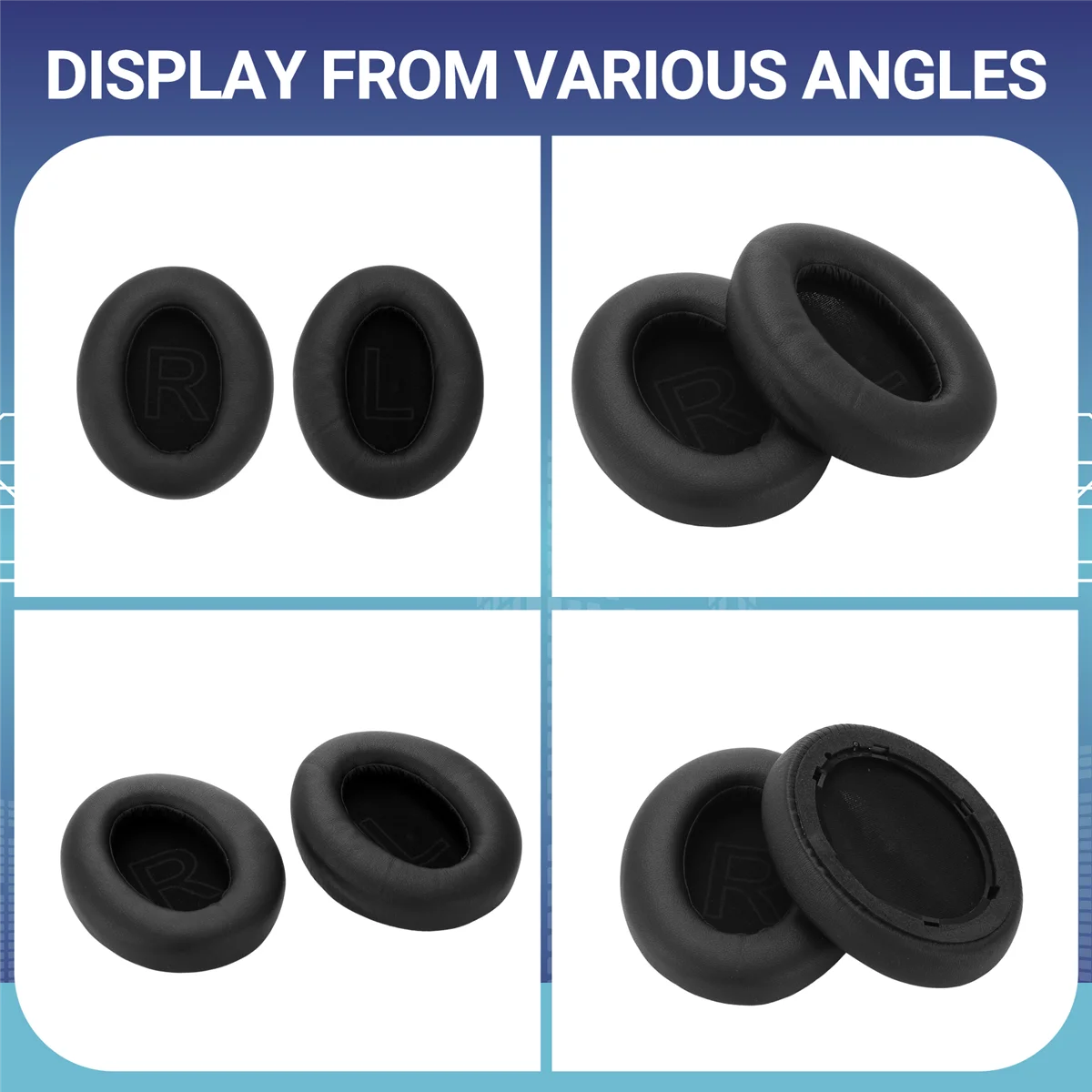 A03V 2Pcs Protein Leather Replacement Ear Pads for Anker Soundcore Life Q20, Q20BT Headphones Earpads
A03V 2Pcs Protein Leather Replacement Ear Pads for Anker Soundcore Life Q20, Q20BT Headphones Earpads