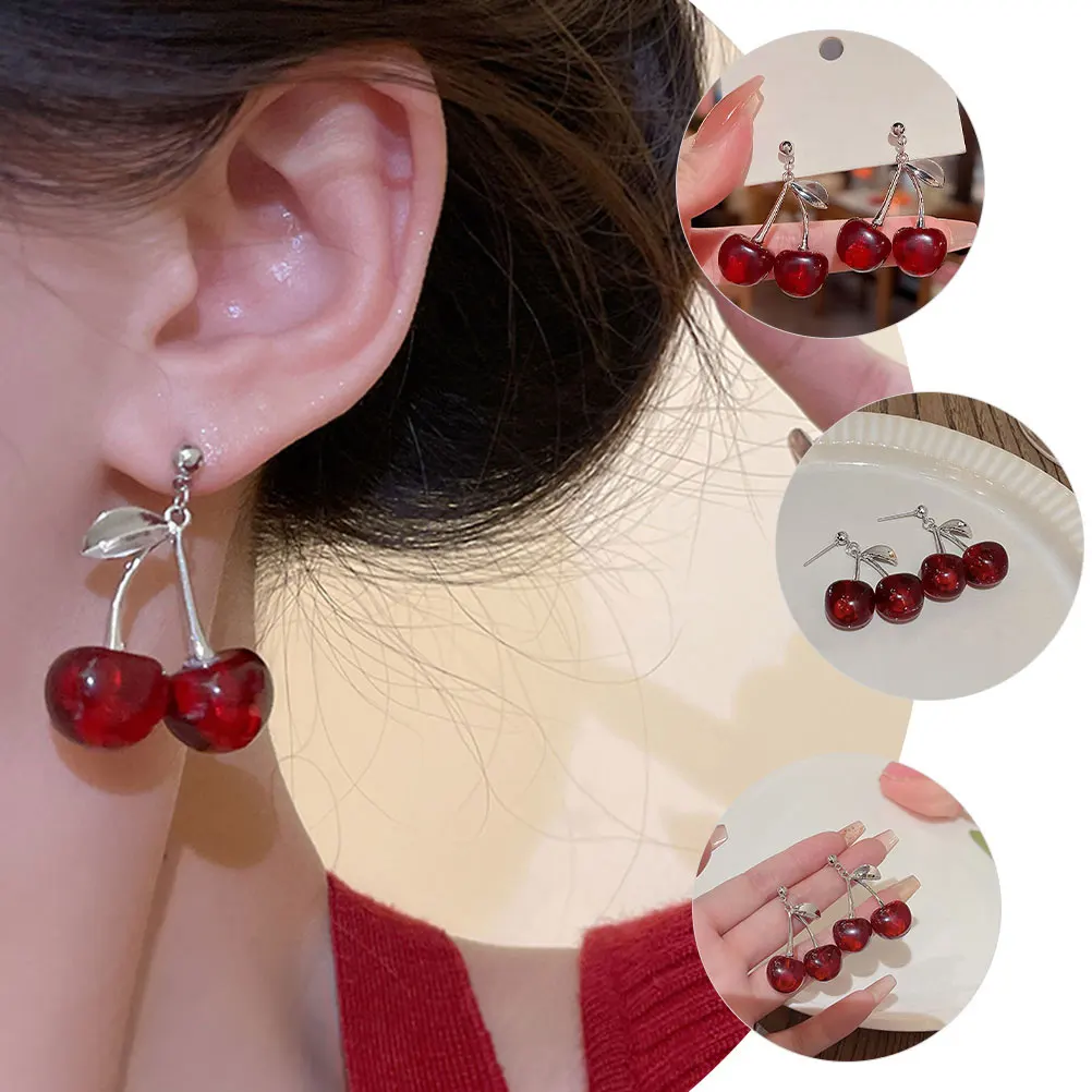 Cherry Earrings Dangle Drop Women Creative Colourful Aesthetic for Teen Girls Statement Jewelry Cute
Cherry Earrings Dangle Drop Women Creative Colourful Aesthetic for Teen Girls Statement Jewelry Cute