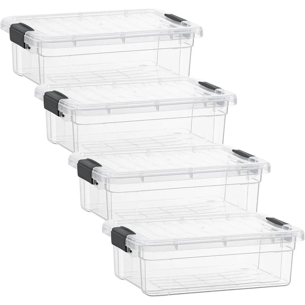 Прозрачные контейнеры для хранения с крышками, пластиковые ящики для организации объемом 2,3 кварты, штабелируемые контейнеры, без BPA, нетоксичные, без запаха
Прозрачные контейнеры для хранения с крышками, пластиковые ящики для организации объемом 2,3 кварты, штабелируемые контейнеры, без BPA, нетоксичные, без запаха