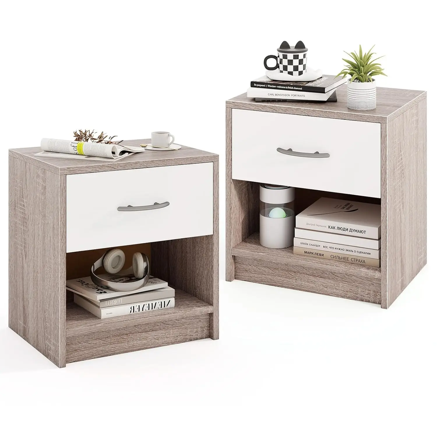 Nightstand With Drawer, Modern Bed Side Table With Slide-Out Drawer, Open Storage Shelf, Bottom Non-Slip Pads,, Customized
Nightstand With Drawer, Modern Bed Side Table With Slide-Out Drawer, Open Storage Shelf, Bottom Non-Slip Pads,, Customized