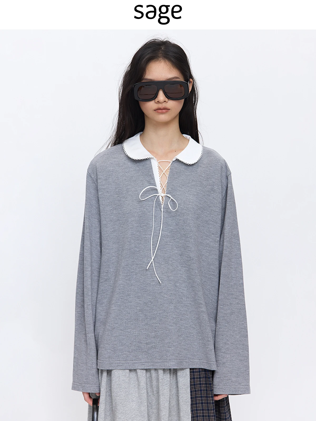 Sagestudio ey Knitted Fake Two-Piece Doll Collar Long Sve Top Women's Commute Sle Regular Fit Wool Blend Polyester Fiber
Sagestudio ey Knitted Fake Two-Piece Doll Collar Long Sve Top Women's Commute Sle Regular Fit Wool Blend Polyester Fiber