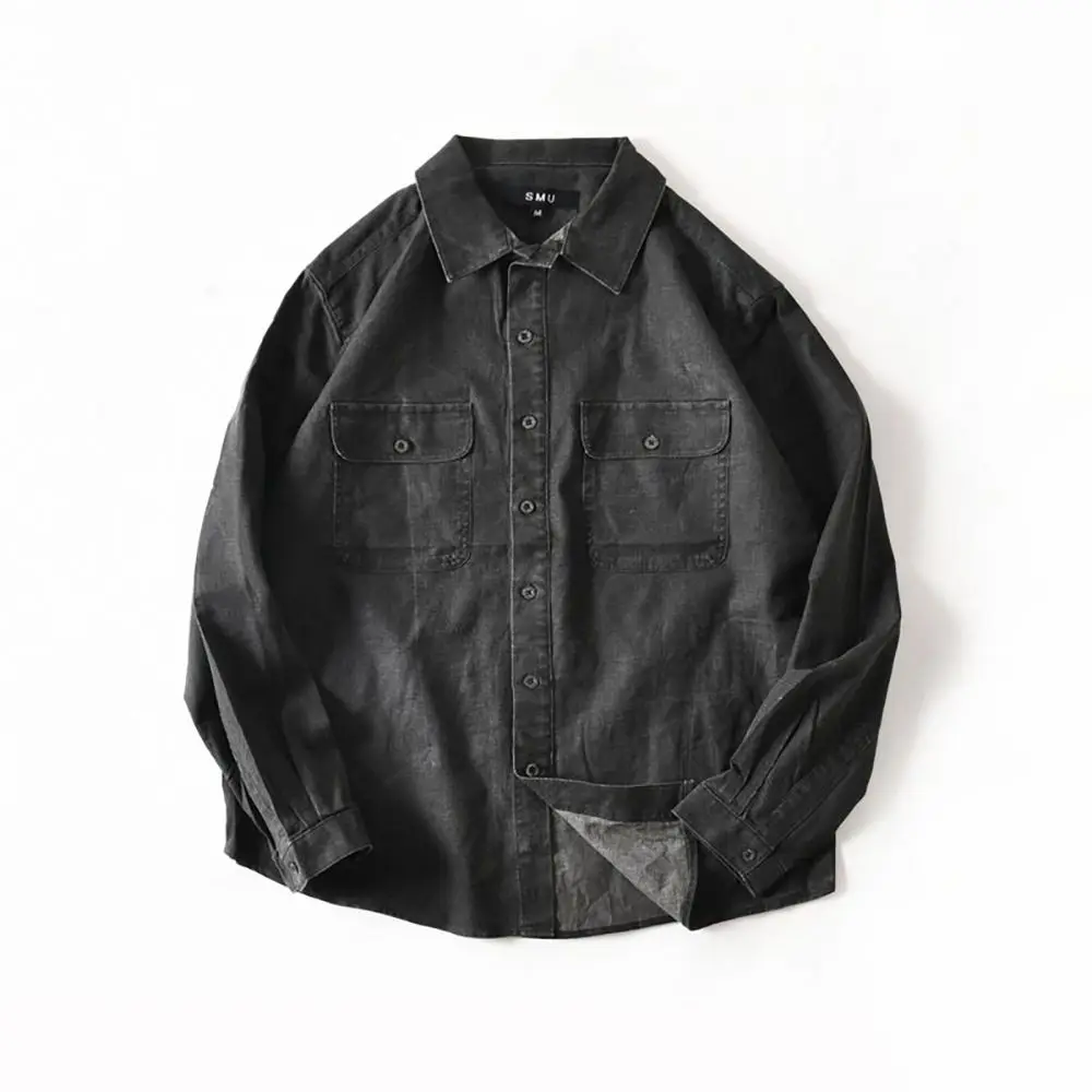 70%silk 30% Viscose Soft Breathable Denim Shirt Jacket Linen Shirts Men Streetwear Long Sleeve Blusas Designer Clothes Men
70%silk 30% Viscose Soft Breathable Denim Shirt Jacket Linen Shirts Men Streetwear Long Sleeve Blusas Designer Clothes Men