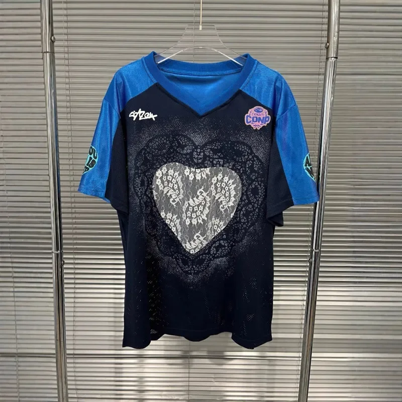 Absgd 2025 Summer New Arrival Short Sleeve Lace Patchwork Print Letters T-shirt Women
Absgd 2025 Summer New Arrival Short Sleeve Lace Patchwork Print Letters T-shirt Women