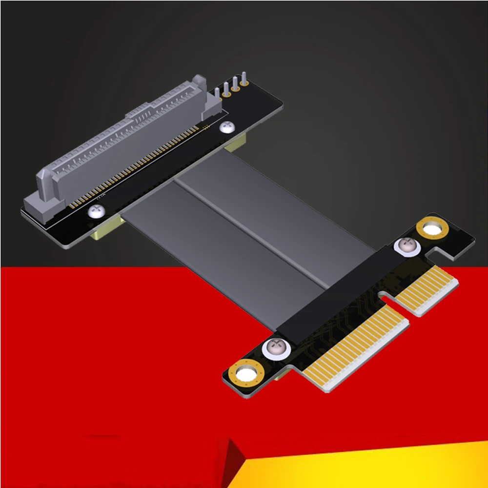 PCIE Riser Cable SFF-8639 U.2 to PCI Express 3.0 X4 32 Гбит/с ленточный удлинитель SFF8639 U2 Разъем для U.2 NVME SSD
PCIE Riser Cable SFF-8639 U.2 to PCI Express 3.0 X4 32 Гбит/с ленточный удлинитель SFF8639 U2 Разъем для U.2 NVME SSD