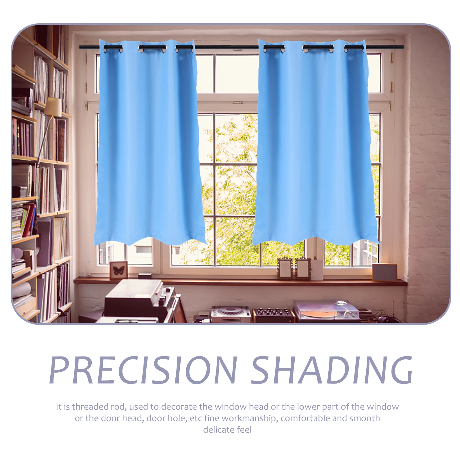 High Precision Sky Blue 100x130cm Bedroom Window Drape Bedroom Curtain Polyester Black Home Curtain Out Privacy Style
High Precision Sky Blue 100x130cm Bedroom Window Drape Bedroom Curtain Polyester Black Home Curtain Out Privacy Style
