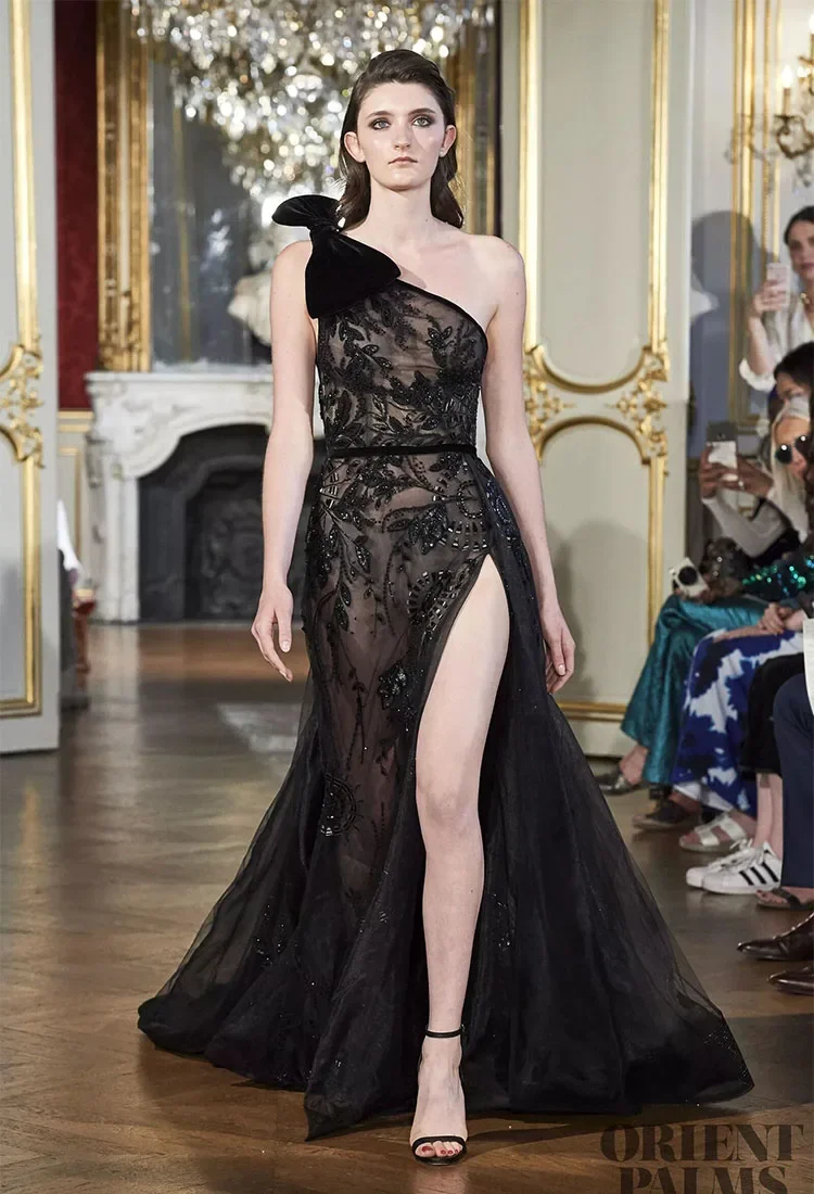 Черное вечернее платье на одно плечо с разрезом из бисера 572, فساتين السهرة Vestidos de fiesta فساتين سهره
Черное вечернее платье на одно плечо с разрезом из бисера 572, فساتين السهرة Vestidos de fiesta فساتين سهره