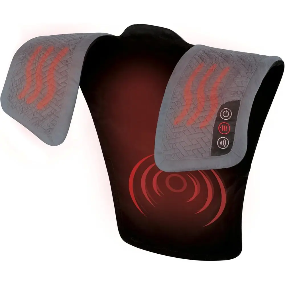 Vibration Massager Shoulder Wrap, Premium Fabric, Tension Relief, Dual Speeds & Modes, Extended Length
Vibration Massager Shoulder Wrap, Premium Fabric, Tension Relief, Dual Speeds & Modes, Extended Length