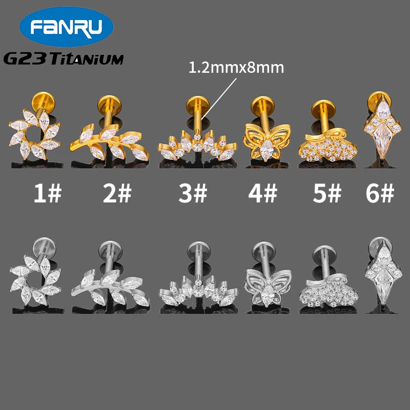 1PC ASTM F136 G23 Titanium Zircon Flower Horse's Eye Ear Stud Internal Thread Rook Lobe Labret Helix Cartilage Piercing Jewelry
1PC ASTM F136 G23 Titanium Zircon Flower Horse's Eye Ear Stud Internal Thread Rook Lobe Labret Helix Cartilage Piercing Jewelry