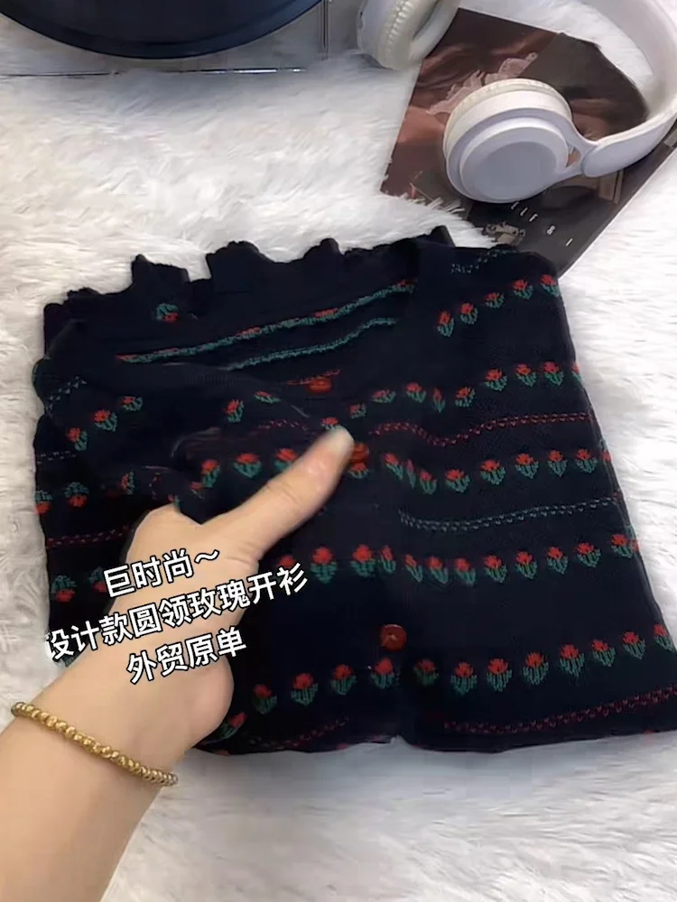 Loose Knitted round Ne Open Cardigan Women's Sle Autumn New Faion Korean Version Lazy Vintage Sweater Jaet Top
Loose Knitted round Ne Open Cardigan Women's Sle Autumn New Faion Korean Version Lazy Vintage Sweater Jaet Top