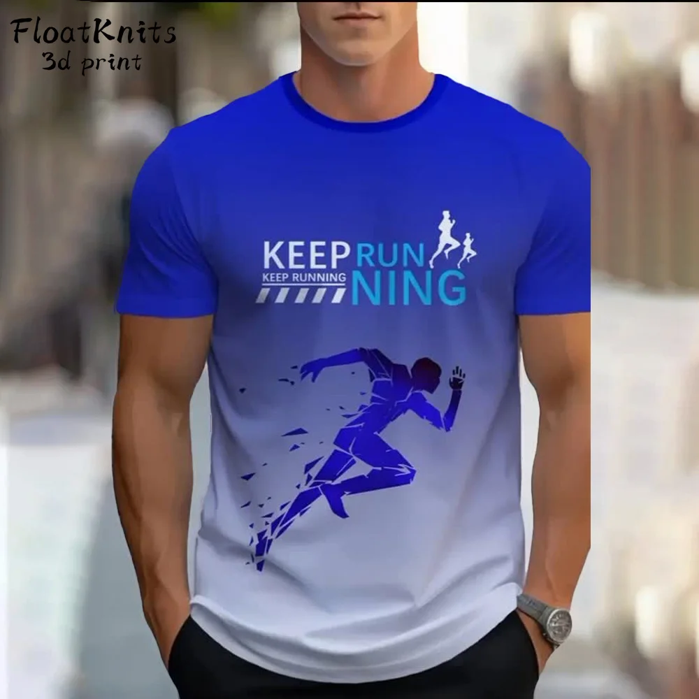Run Printed T-Shirt Summer Quick-Drying Mens Clothing O-Neck Sports Short Sleeve Tee Loose Fashion T Shirt Men Graphic T-Shirt
Run Printed T-Shirt Summer Quick-Drying Mens Clothing O-Neck Sports Short Sleeve Tee Loose Fashion T Shirt Men Graphic T-Shirt