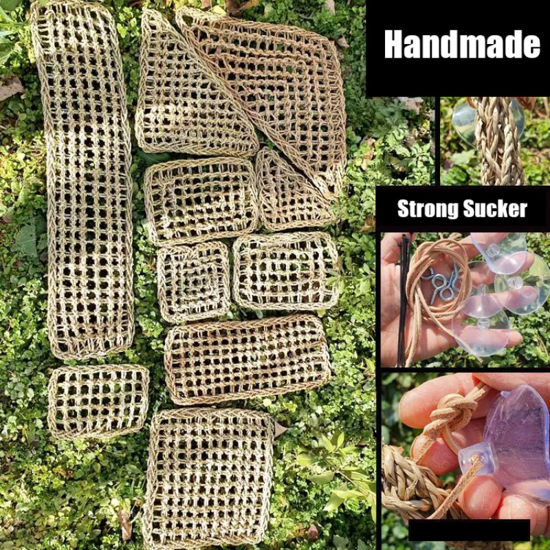Lizard Reptile Seaweed Mats Hammock Terrarium Decoration for Lounger Small Hermit Crabs Geckos Bed Birds Pets Lizard Accessories
Lizard Reptile Seaweed Mats Hammock Terrarium Decoration for Lounger Small Hermit Crabs Geckos Bed Birds Pets Lizard Accessories