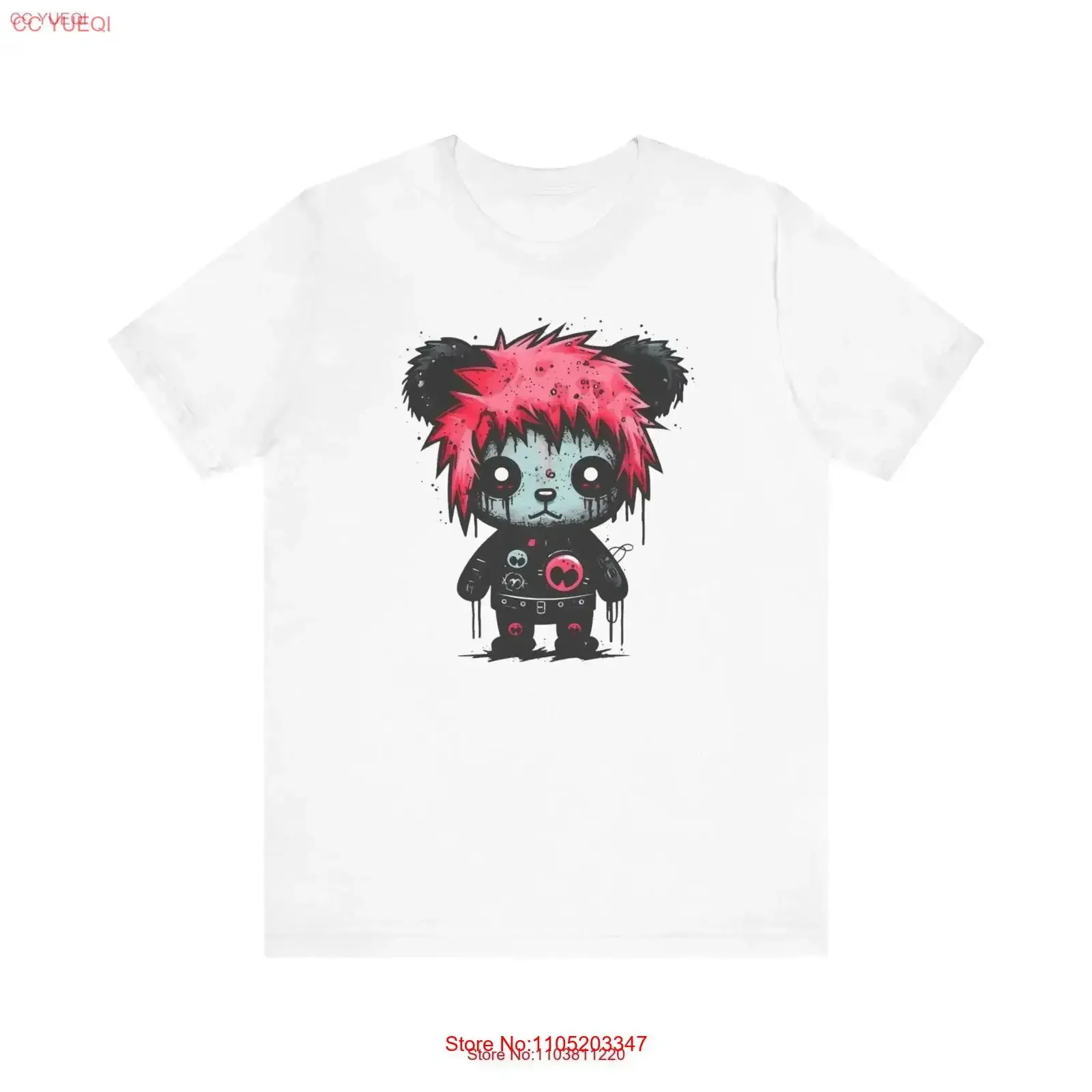 Эмо Гранж Розовые Волосы Death Stare Bear Футболка Острая Уличная Одежда Альтернативная Мода для Любителей Уникальный Гот Дизайн винтаж
Эмо Гранж Розовые Волосы Death Stare Bear Футболка Острая Уличная Одежда Альтернативная Мода для Любителей Уникальный Гот Дизайн винтаж