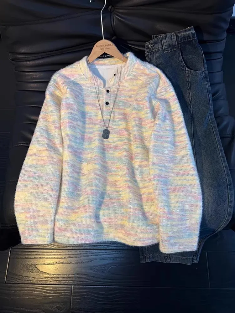 Men's Knitted Fleece Lined Hoodie American Style Henry Shirt Winter Warm Inner Wear Casual Loose Fit Long Sleeve Thermal Top
Men's Knitted Fleece Lined Hoodie American Style Henry Shirt Winter Warm Inner Wear Casual Loose Fit Long Sleeve Thermal Top