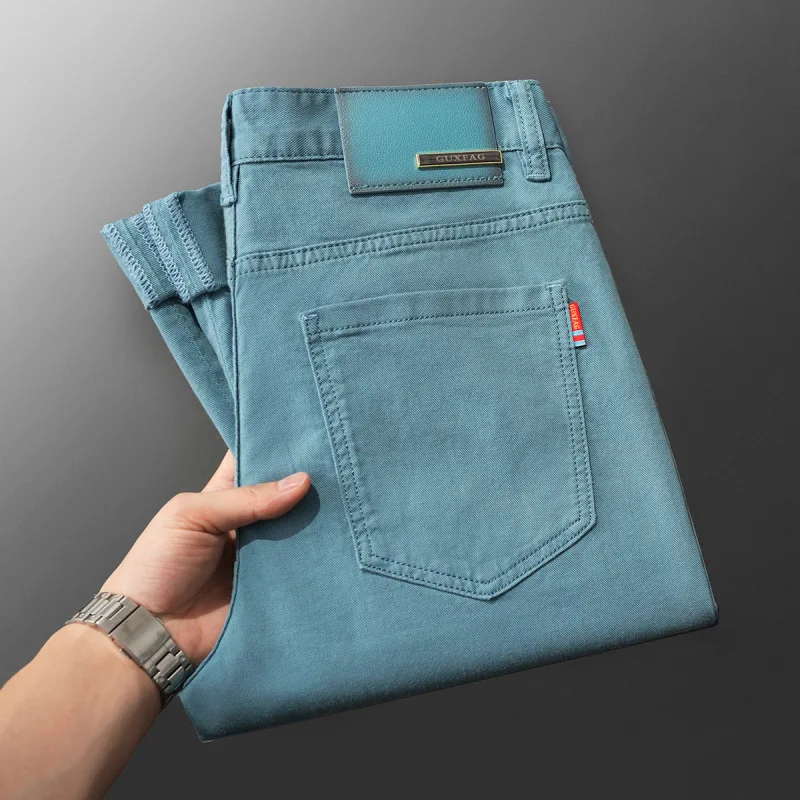 2025 New Spring/Summer Jeans for Men, Elastic, Slim Fit, Small Straight, High end Solid Color, Versatile, Light Luxury Pants
2025 New Spring/Summer Jeans for Men, Elastic, Slim Fit, Small Straight, High end Solid Color, Versatile, Light Luxury Pants