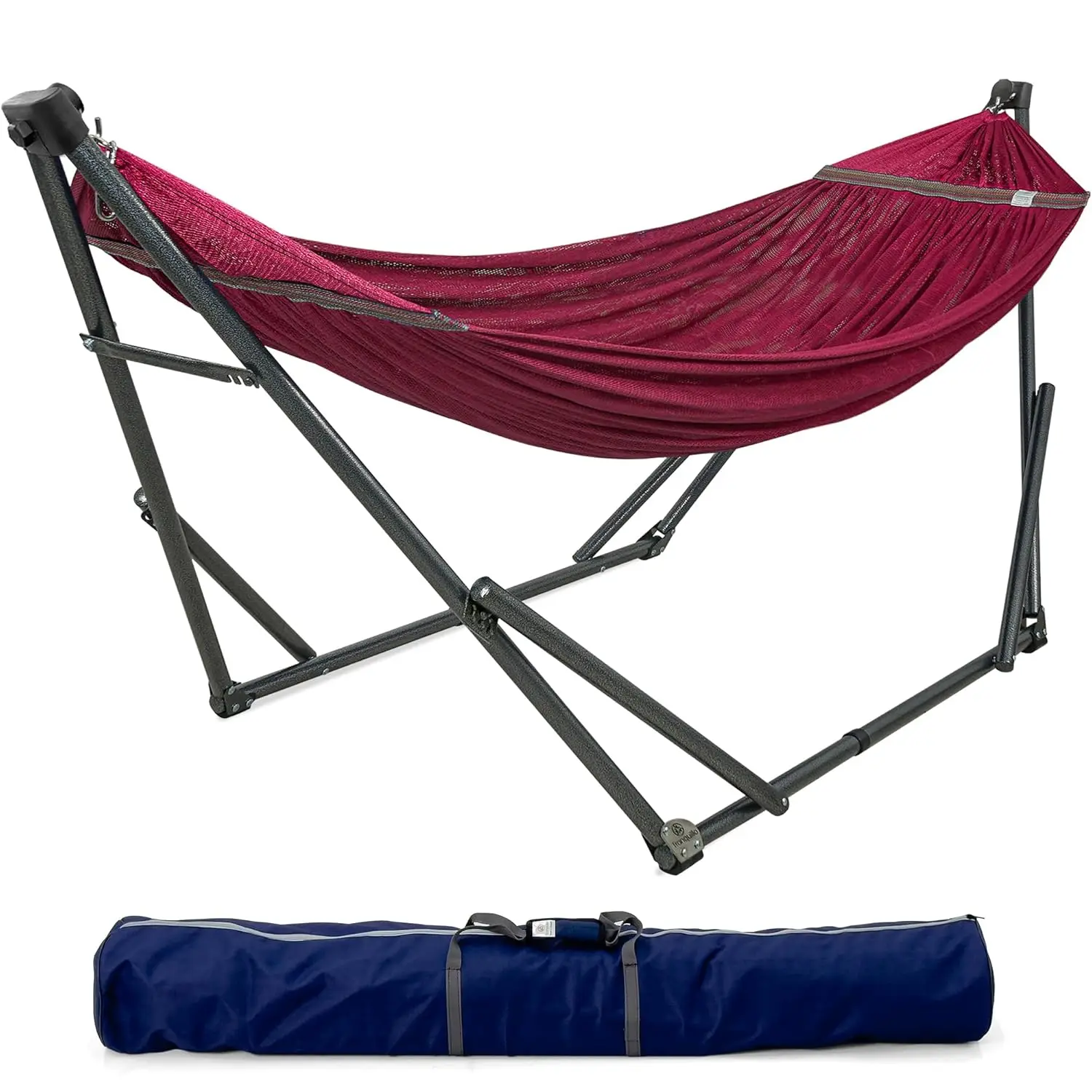 Adjustable Collapsible Camping Hammock Stand 600lbs 2-Person Foldable Sturdy Noiseless Carry Bag Included, Customized
Adjustable Collapsible Camping Hammock Stand 600lbs 2-Person Foldable Sturdy Noiseless Carry Bag Included, Customized