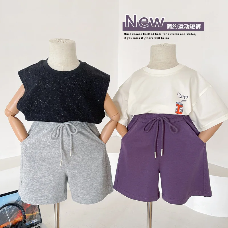 2024 Summer New Children's Pants Children's Gray Purple Sports Shorts Boys and Girls Versatile Casual Pants
2024 Summer New Children's Pants Children's Gray Purple Sports Shorts Boys and Girls Versatile Casual Pants