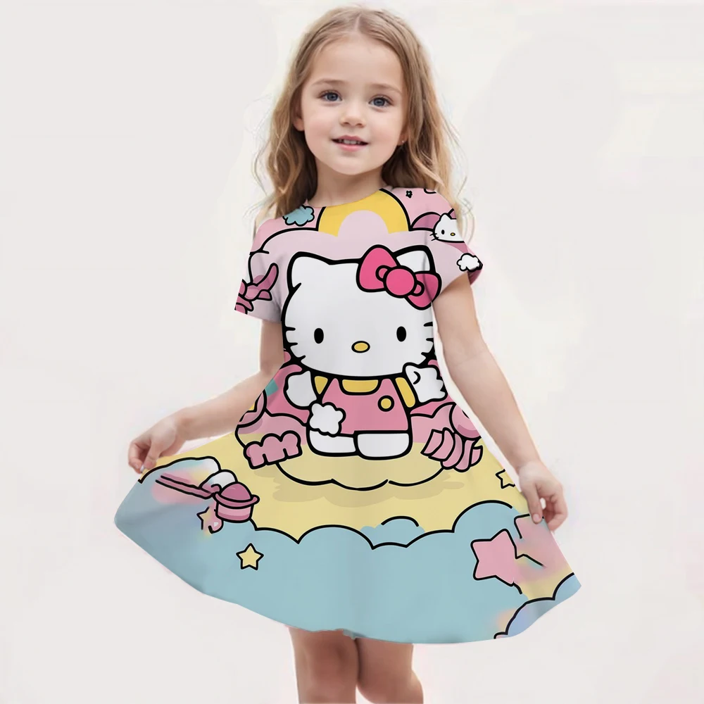 Летнее платье Hello Kitty Angel для девочек и женщин, одежда с короткими рукавами, праздничное платье принцессы, детская юбка, платье для дошкольников
Летнее платье Hello Kitty Angel для девочек и женщин, одежда с короткими рукавами, праздничное платье принцессы, детская юбка, платье для дошкольников