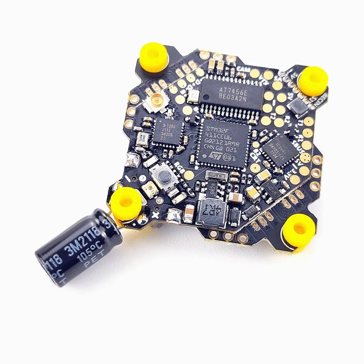Контроллер полета SEMOIC F411 AIO MATEKF411 Встроенный гироскоп MPU6500 и OSD 5V2A BEC для RC Drone FPV Racing
Контроллер полета SEMOIC F411 AIO MATEKF411 Встроенный гироскоп MPU6500 и OSD 5V2A BEC для RC Drone FPV Racing
