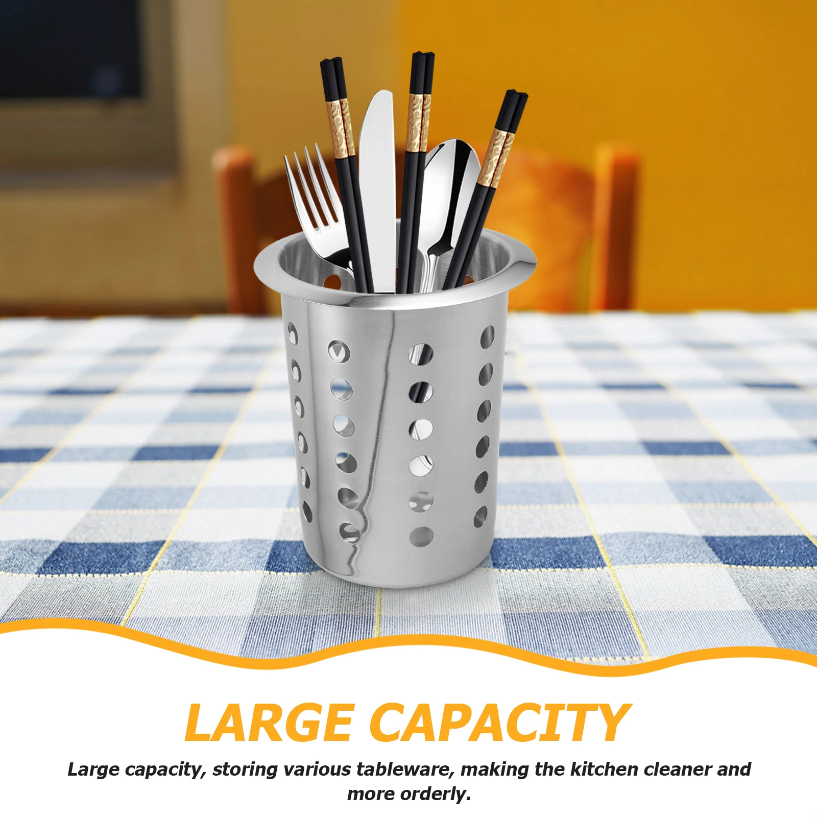Cutlery Storage Container Countertop Utensil Holder Kitchen Organizer for Utensils Chopsticks Dinnerware Rack
Cutlery Storage Container Countertop Utensil Holder Kitchen Organizer for Utensils Chopsticks Dinnerware Rack