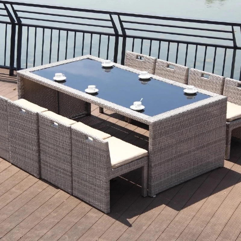 Waterproof Combination Garden Sofas Villa Outdoor Lawn Living Room Garden Sofas Open-air Pe Rattan Furniture Sofá Jardín MHHYSF
Waterproof Combination Garden Sofas Villa Outdoor Lawn Living Room Garden Sofas Open-air Pe Rattan Furniture Sofá Jardín MHHYSF