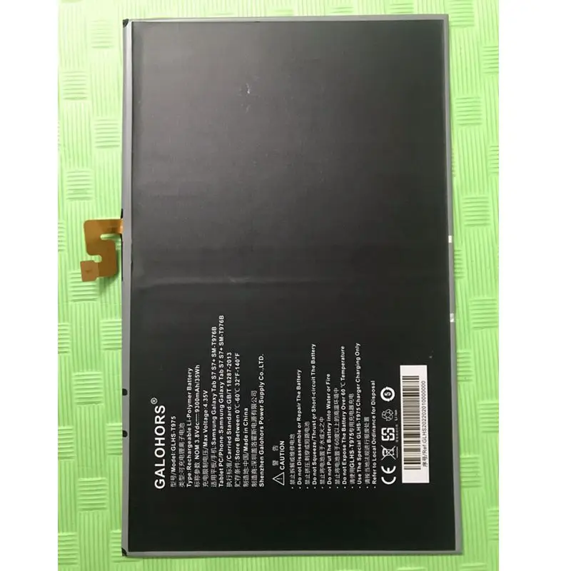 Литий-полимерный аккумулятор 3,8 В для Samsung Galaxy Tab S7 S7+ SM-T976B EB-BT875ABY EB-BT975ABY
Литий-полимерный аккумулятор 3,8 В для Samsung Galaxy Tab S7 S7+ SM-T976B EB-BT875ABY EB-BT975ABY