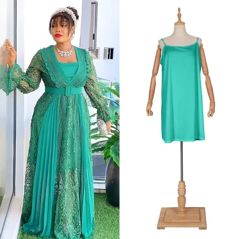 Elegant Women Two Piece Set Clothing African Long Sleeve Lace Dresses Party Evening Gown Dubai Kaftan Abayas 2025 Outfits
Elegant Women Two Piece Set Clothing African Long Sleeve Lace Dresses Party Evening Gown Dubai Kaftan Abayas 2025 Outfits