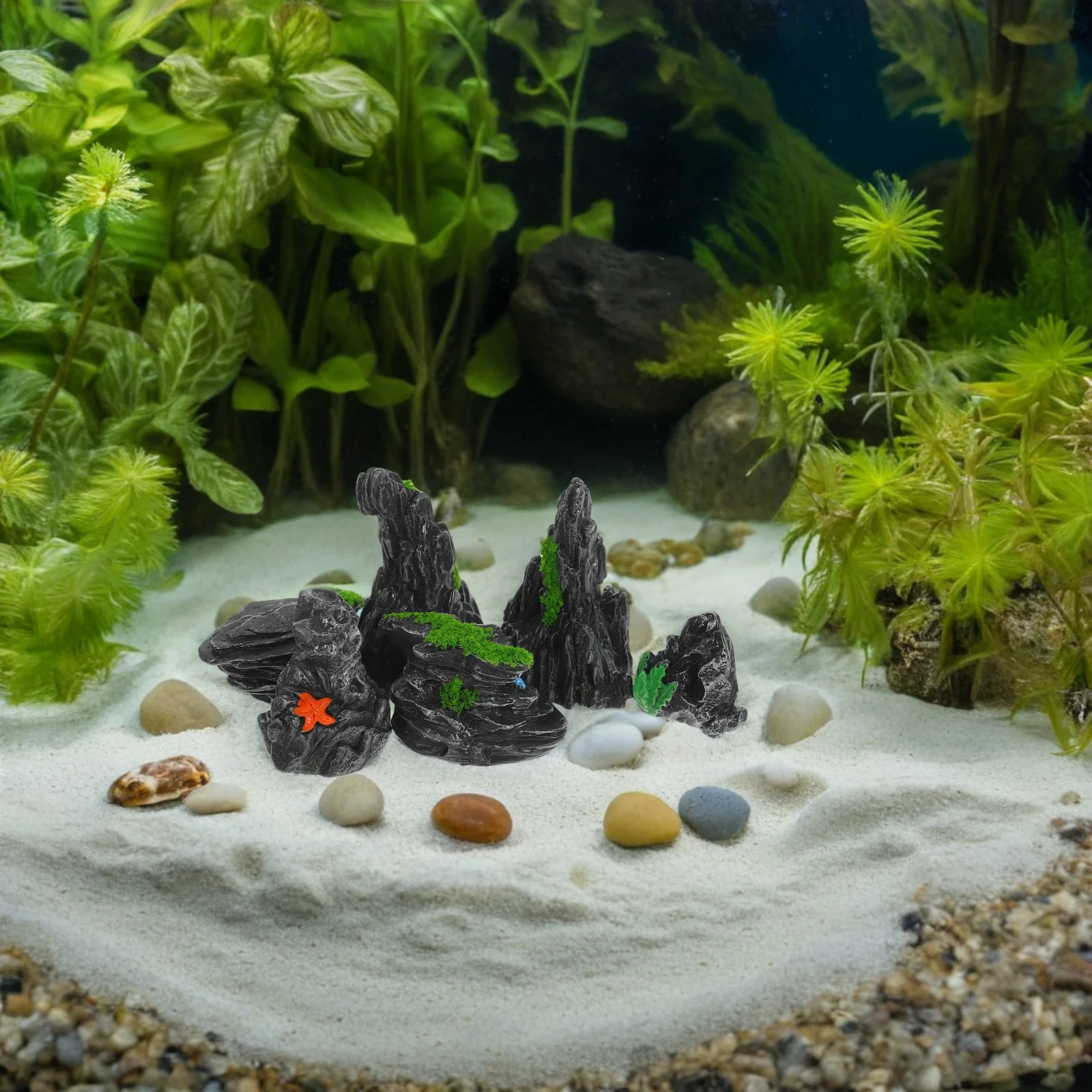 6pcs Miniature Aquarium Decor Rocks: Realistic Resin Fish Tank Landscape Accessories For Terrarium Zen Garden Diorama Scenery
6pcs Miniature Aquarium Decor Rocks: Realistic Resin Fish Tank Landscape Accessories For Terrarium Zen Garden Diorama Scenery