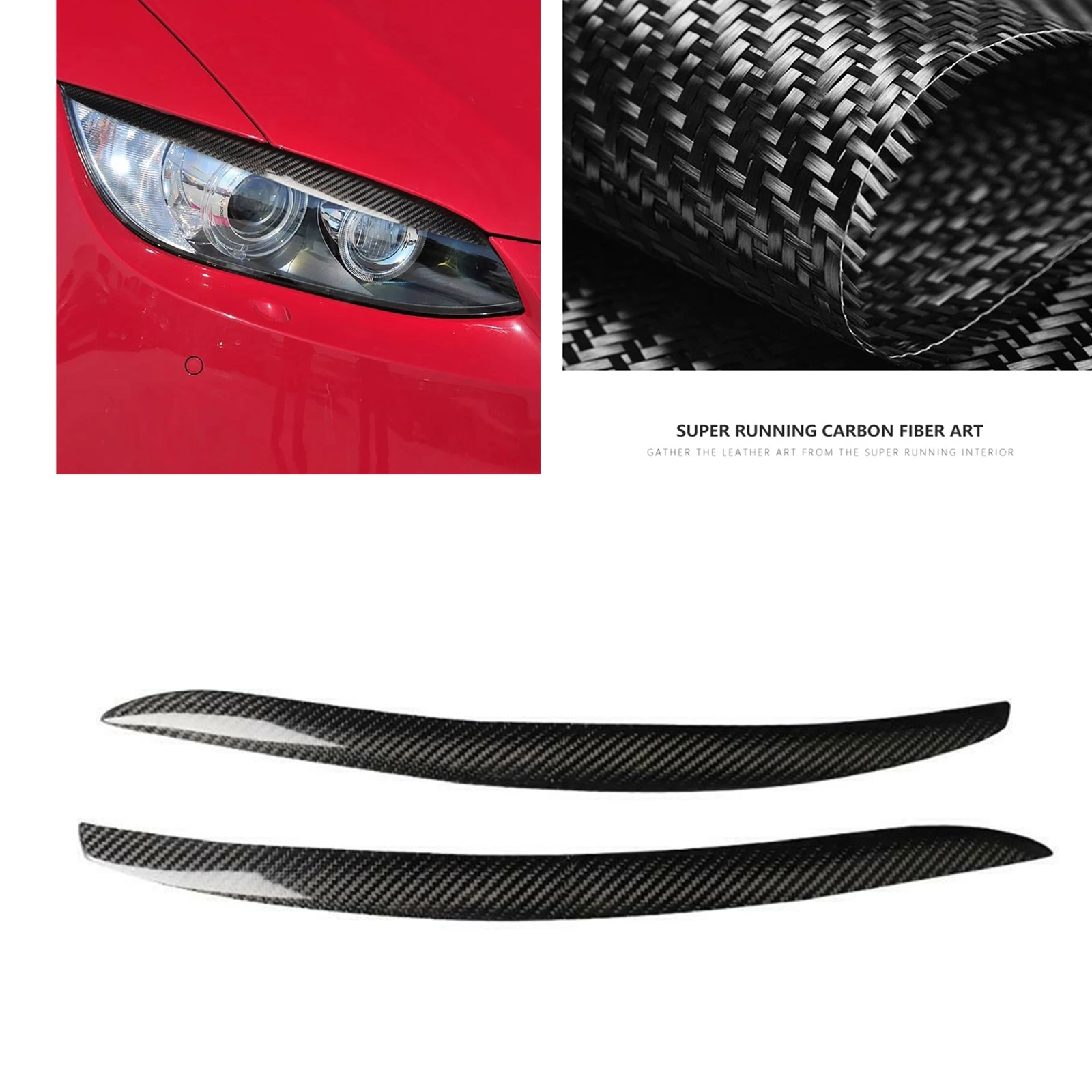 Headlight Eyebrow For BMW 3 Series E92 E93 Coupe 2-Door 2006-2012 Front Head Light Lamp Carbon Fiber Headlamp Eyelid Brow Trim
Headlight Eyebrow For BMW 3 Series E92 E93 Coupe 2-Door 2006-2012 Front Head Light Lamp Carbon Fiber Headlamp Eyelid Brow Trim