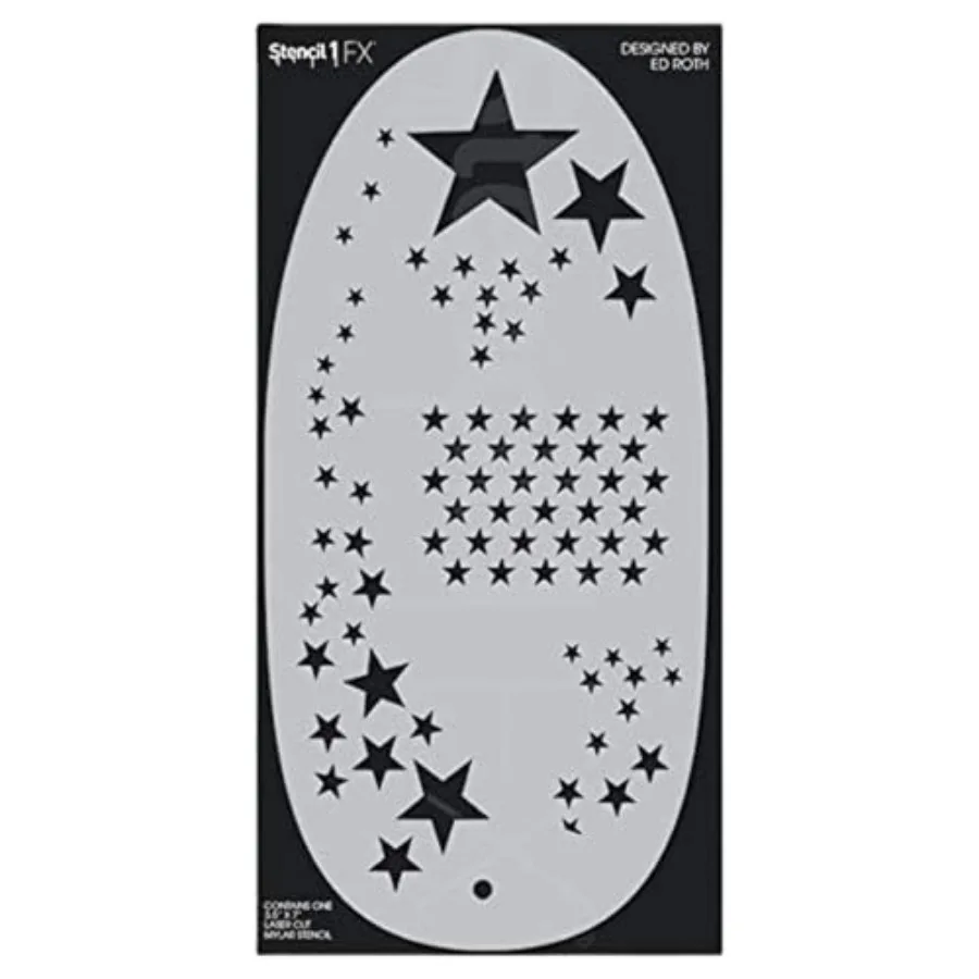 FX Witness Stencil Eye Makeup Stencil for Costumes, Dress Up, Halloween, Cosplay, Face Painting, Raves, Festivals, Parades, Par
FX Witness Stencil Eye Makeup Stencil for Costumes, Dress Up, Halloween, Cosplay, Face Painting, Raves, Festivals, Parades, Par