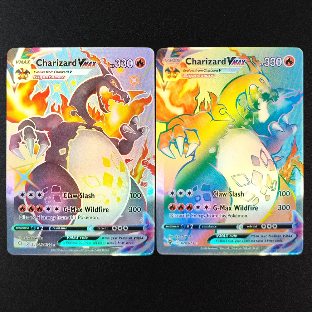 Самодельная коллекция Proxy PTCG English Charizard Vmax Mega Charizard X ex V GX Hobby, флэш-карта, игрушка для подарка ребенку
Самодельная коллекция Proxy PTCG English Charizard Vmax Mega Charizard X ex V GX Hobby, флэш-карта, игрушка для подарка ребенку