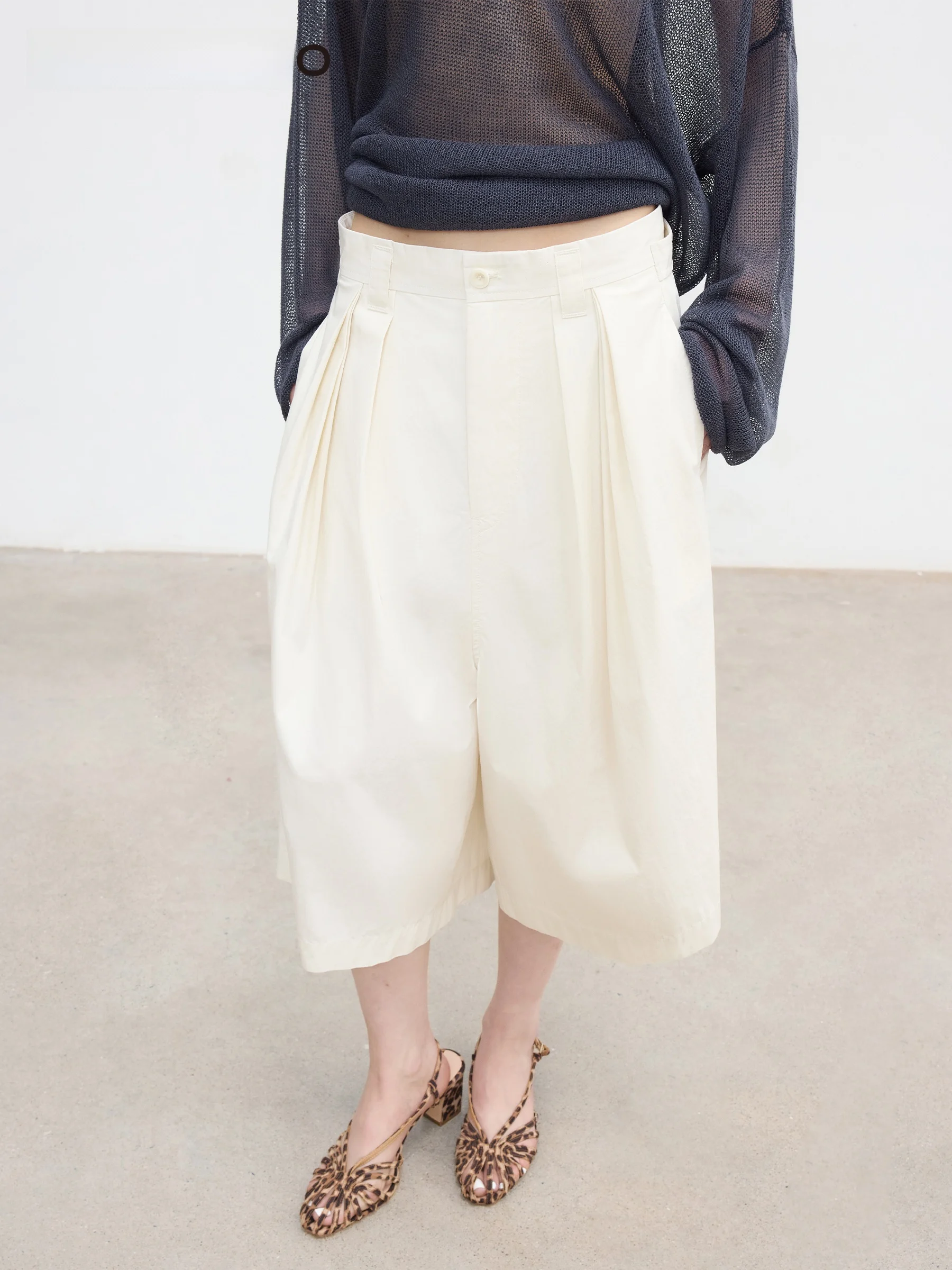 VERMO Casual Wide Leg Pants Seven-Foot Long Velvet Cotton Clothes Natural Waist Elastic Fabric Cotton Nylon Fiber 3D Tailoring
VERMO Casual Wide Leg Pants Seven-Foot Long Velvet Cotton Clothes Natural Waist Elastic Fabric Cotton Nylon Fiber 3D Tailoring