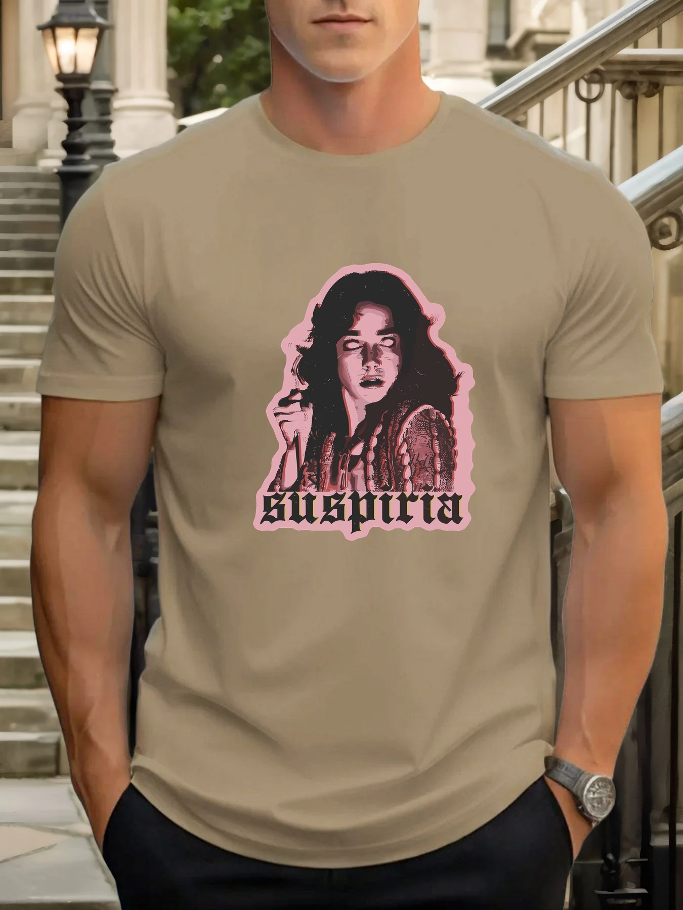 Hot Selling New Men's Short Sleeved T-Shirt Suspiria Printed Summer Round Neck Oversized T-Shirt Casual Fashion High-Quality Top
Hot Selling New Men's Short Sleeved T-Shirt Suspiria Printed Summer Round Neck Oversized T-Shirt Casual Fashion High-Quality Top