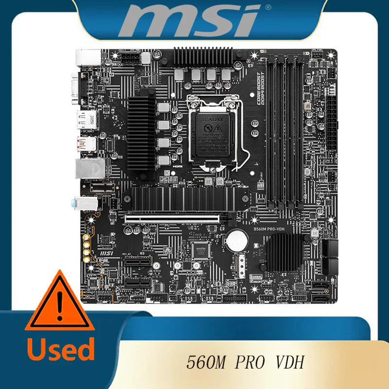 msi B560M PRO-VDH (mATX, материнская плата Intel Core 11-го/10-го поколения, разъем LGA 1200, DDR4, PCIe 4, CFX, M.2 слота, USB 3,2, 2,5G LAN
msi B560M PRO-VDH (mATX, материнская плата Intel Core 11-го/10-го поколения, разъем LGA 1200, DDR4, PCIe 4, CFX, M.2 слота, USB 3,2, 2,5G LAN