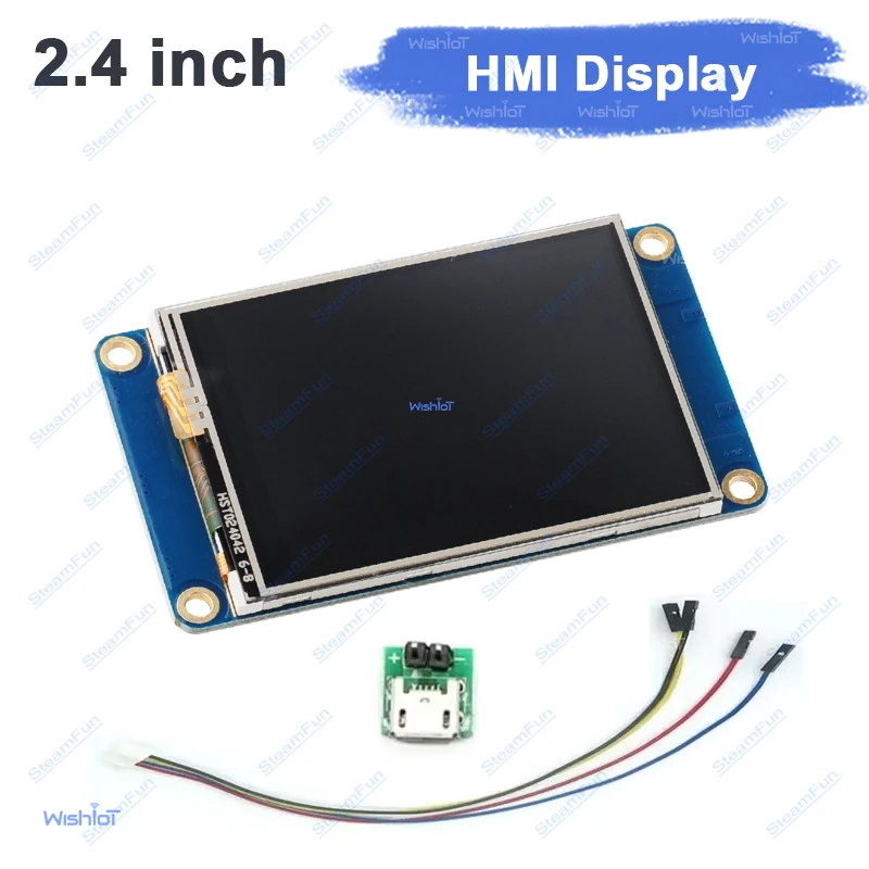 Nextion 2.4'' UART HMI Smart LCD Display Module NX3224T024 2.4 Inch Resistive Touch Screen for Arduino Raspberry Pi ESP8266
Nextion 2.4'' UART HMI Smart LCD Display Module NX3224T024 2.4 Inch Resistive Touch Screen for Arduino Raspberry Pi ESP8266