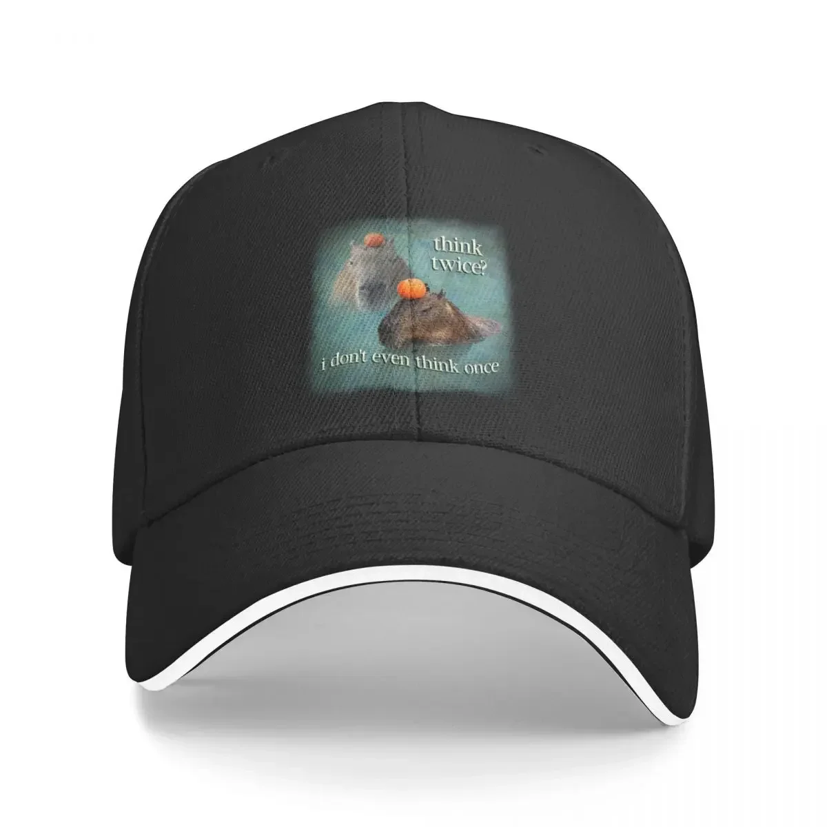 Think Twice I Don't Even Think Once capybara word art Baseball Cap Sports Cap New In The Hat fun hats Men's Luxury Women's
Think Twice I Don't Even Think Once capybara word art Baseball Cap Sports Cap New In The Hat fun hats Men's Luxury Women's