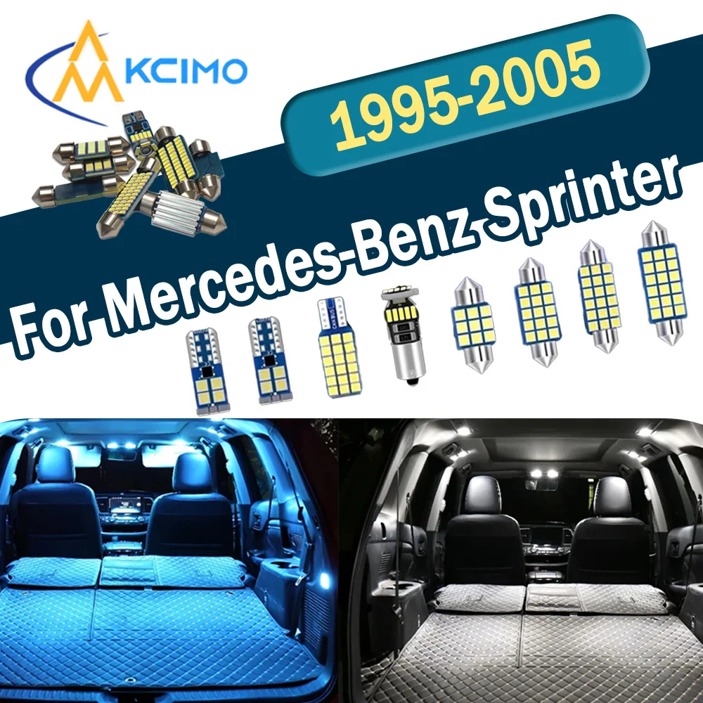Enhanced Brightness CANBUS No Error LED Interior Light Kit For Mercedes-Benz Sprinter W901 W902 1995-2005 Dome Lights Bulbs Set
Enhanced Brightness CANBUS No Error LED Interior Light Kit For Mercedes-Benz Sprinter W901 W902 1995-2005 Dome Lights Bulbs Set