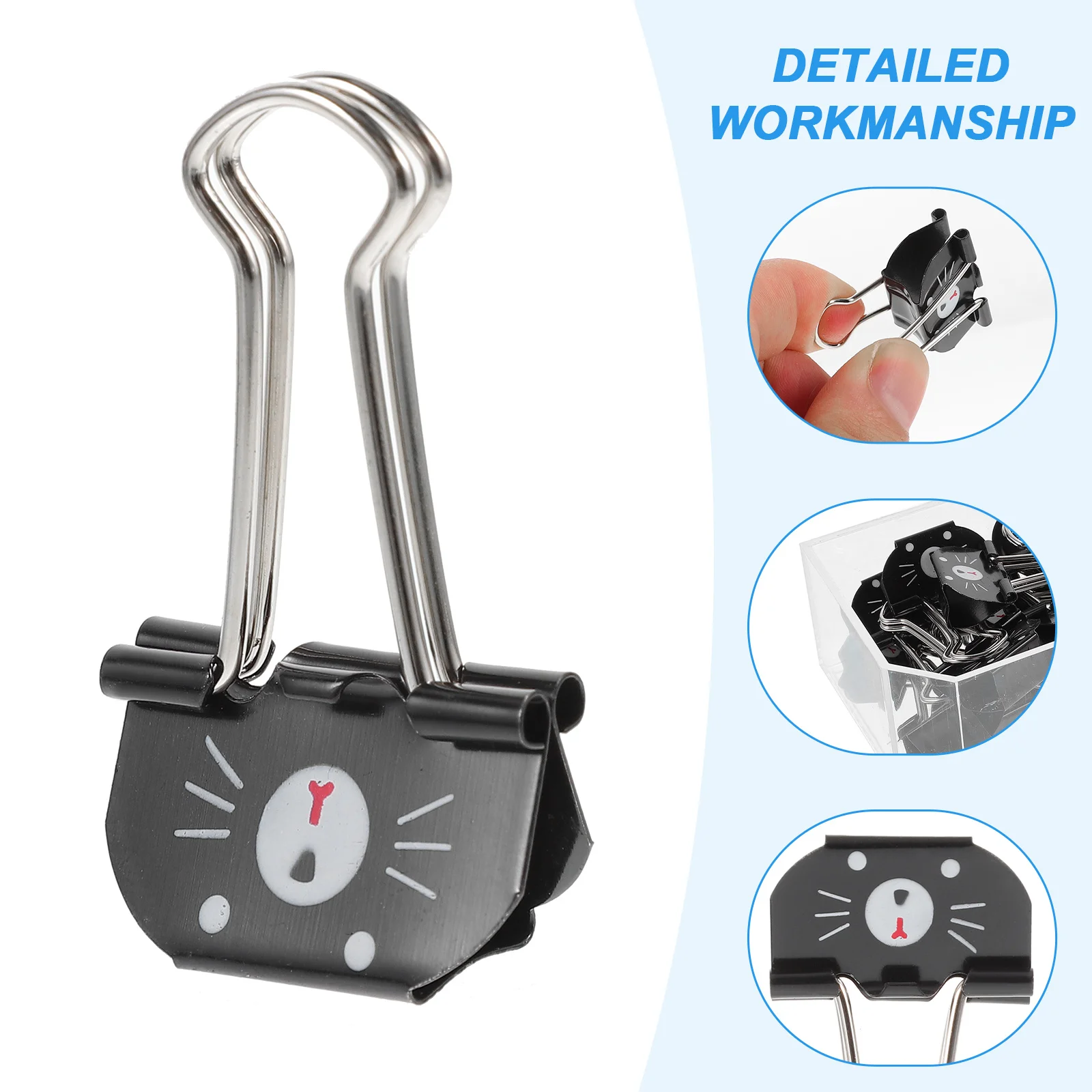 20Pcs Metal Binder Clips Small Document Clips Office Paper Clamps for Organizing Notes Files Office Paper Clip
20Pcs Metal Binder Clips Small Document Clips Office Paper Clamps for Organizing Notes Files Office Paper Clip