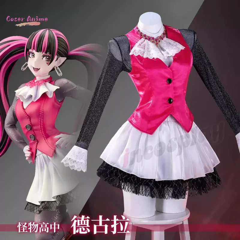 Аниме Монстр Дракулаura Косплей Костюм Униформа Хэллоуин Карнавал Вечеринка Рождественская игра Ролевая одежда Одежда 
Аниме Монстр Дракулаura Косплей Костюм Униформа Хэллоуин Карнавал Вечеринка Рождественская игра Ролевая одежда Одежда