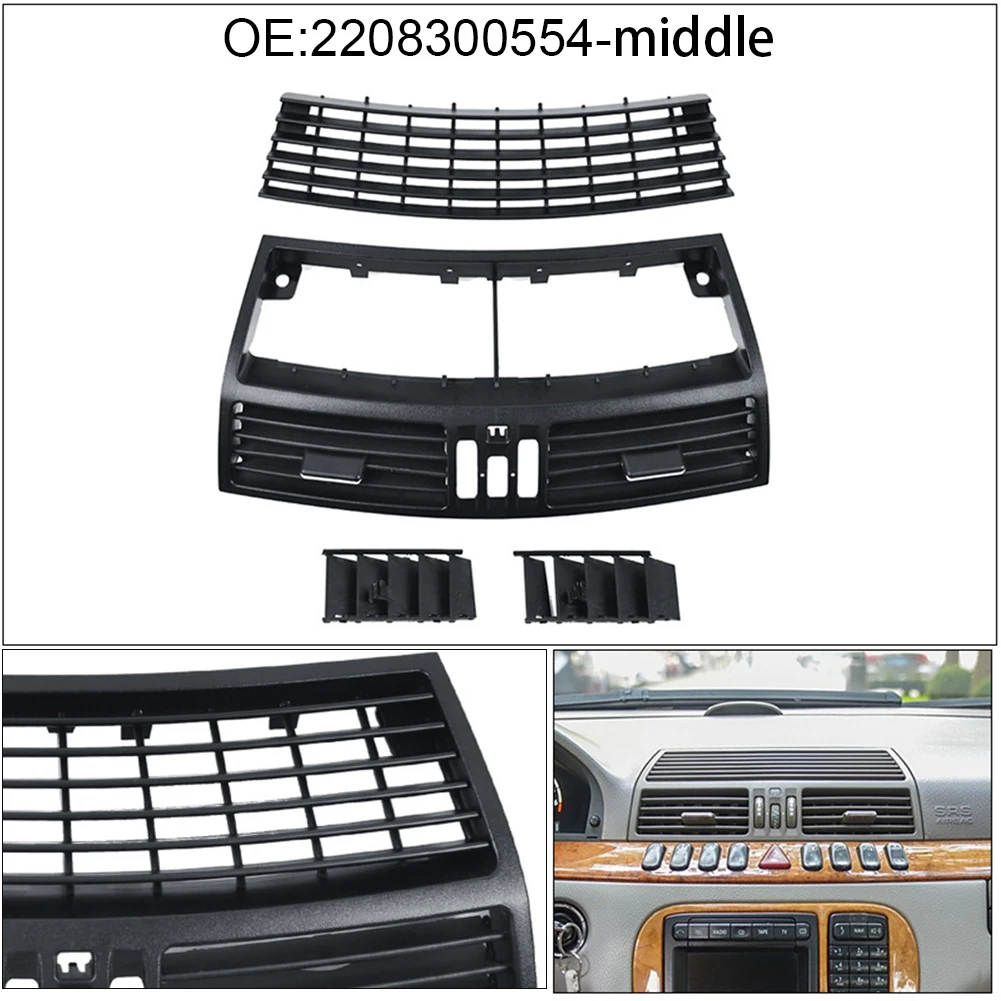 Front Air Conditioning Vents Decorative Panels 2208300154 Left 2208300254 Right 2208300554 Middle For Mercedes For Benz For W220
Front Air Conditioning Vents Decorative Panels 2208300154 Left 2208300254 Right 2208300554 Middle For Mercedes For Benz For W220
