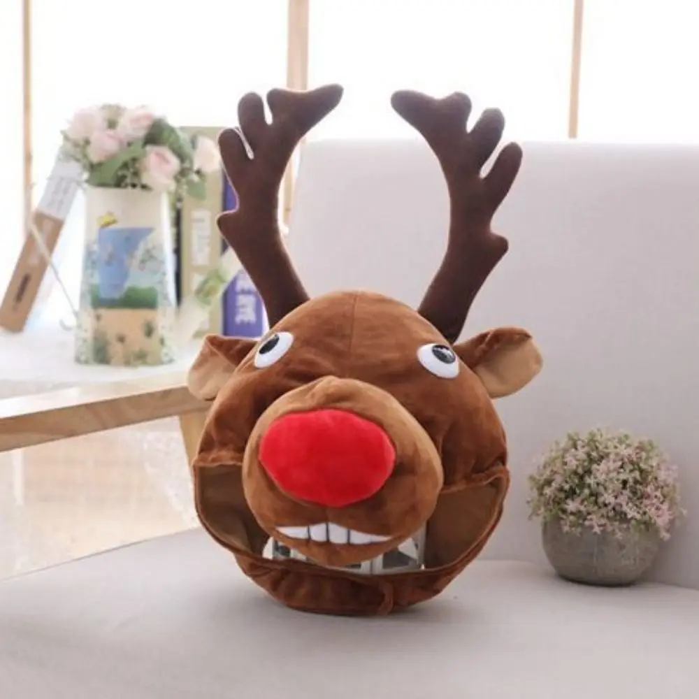 Funny Elk Head Cover Hat Photo Prop Cute Cartoon Animal Cap Birthday Gift Christmas Plush Toy Headgear Clothes Accessories
Funny Elk Head Cover Hat Photo Prop Cute Cartoon Animal Cap Birthday Gift Christmas Plush Toy Headgear Clothes Accessories
