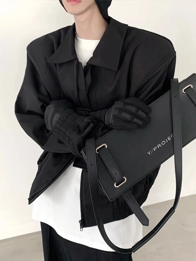 Ретро-куртка в американском стиле с подкладкой на плечах для мужчин, весенне-осенняя, в стиле High Street, пилотская куртка в корейском стиле, однотонная, на молнии
Ретро-куртка в американском стиле с подкладкой на плечах для мужчин, весенне-осенняя, в стиле High Street, пилотская куртка в корейском стиле, однотонная, на молнии