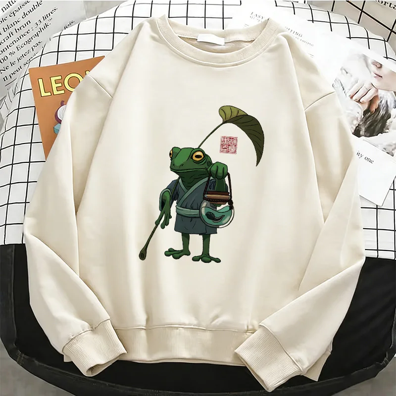 Japanese Style Frog Womens Solid Hoodies Basic Warm Fleece Sweatshirt Soft Breathable O-Neck Pullover Casual Female Clothes
Japanese Style Frog Womens Solid Hoodies Basic Warm Fleece Sweatshirt Soft Breathable O-Neck Pullover Casual Female Clothes