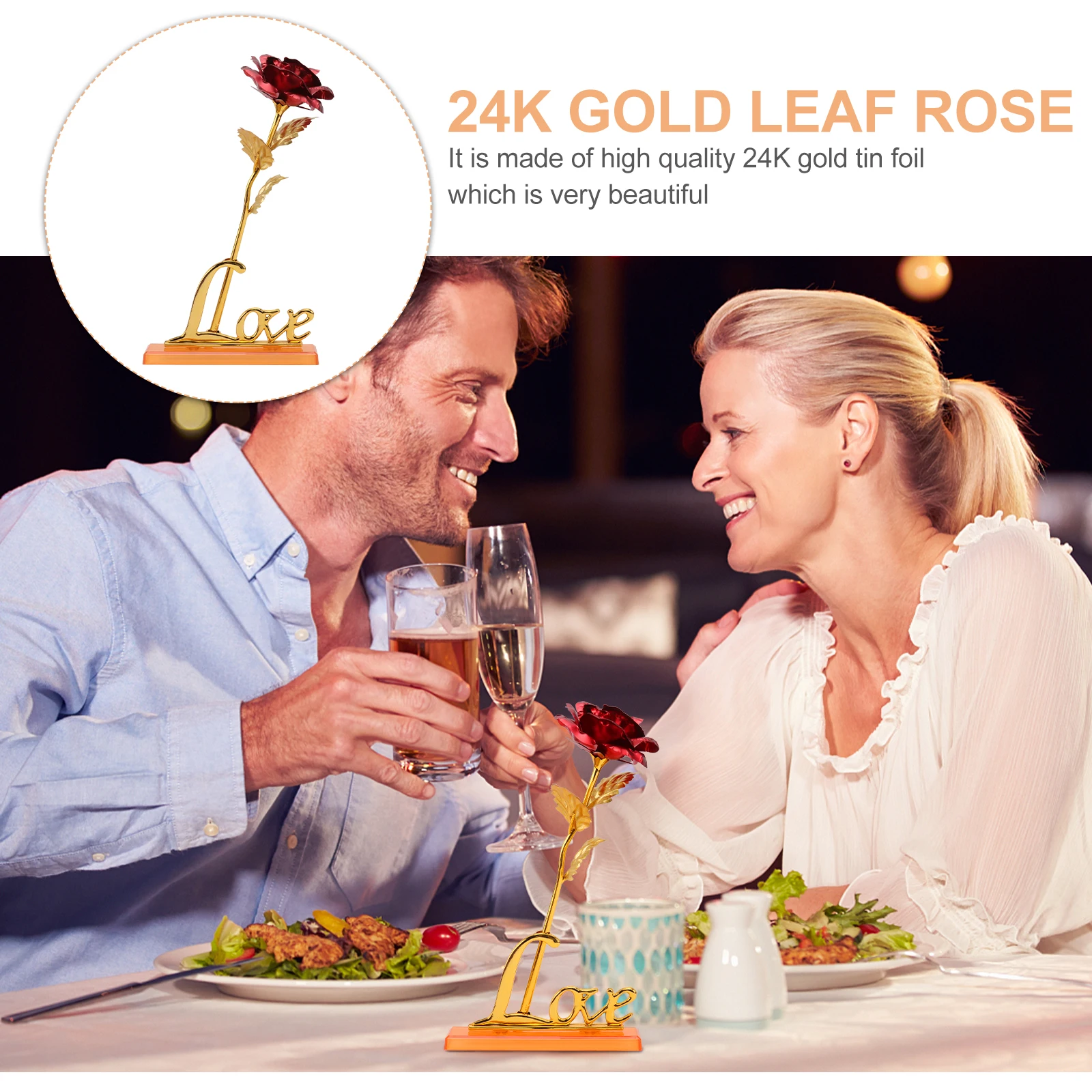 24k Gold Foil Rose Artificial Roses Gifts Decor Golden Plated Dipped Luxury Lifelike Valentine Wedding Anniversary Birthday
24k Gold Foil Rose Artificial Roses Gifts Decor Golden Plated Dipped Luxury Lifelike Valentine Wedding Anniversary Birthday