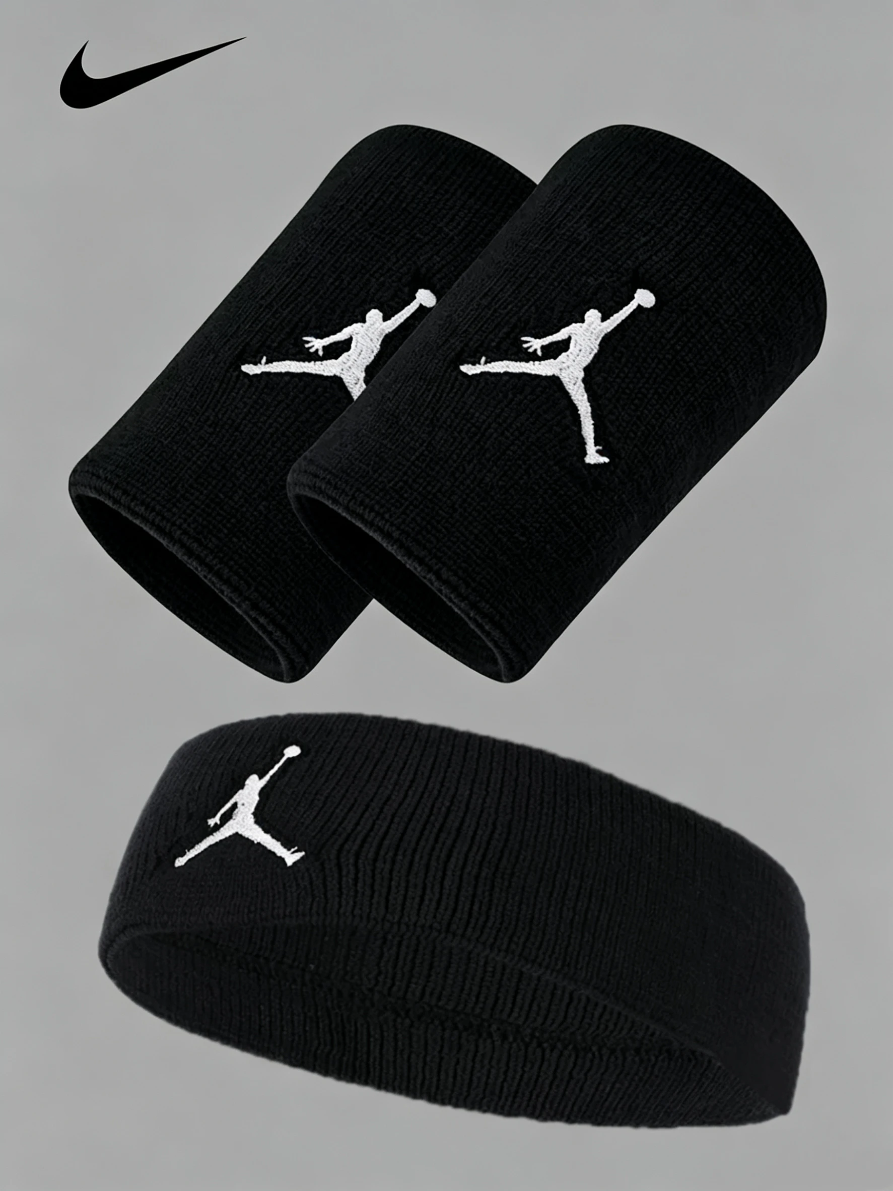 Nike Unisex Sports Sweat-Absorbent Wristbands & Headband for Fitness AC4093-010+AC4094-010
Nike Unisex Sports Sweat-Absorbent Wristbands & Headband for Fitness AC4093-010+AC4094-010