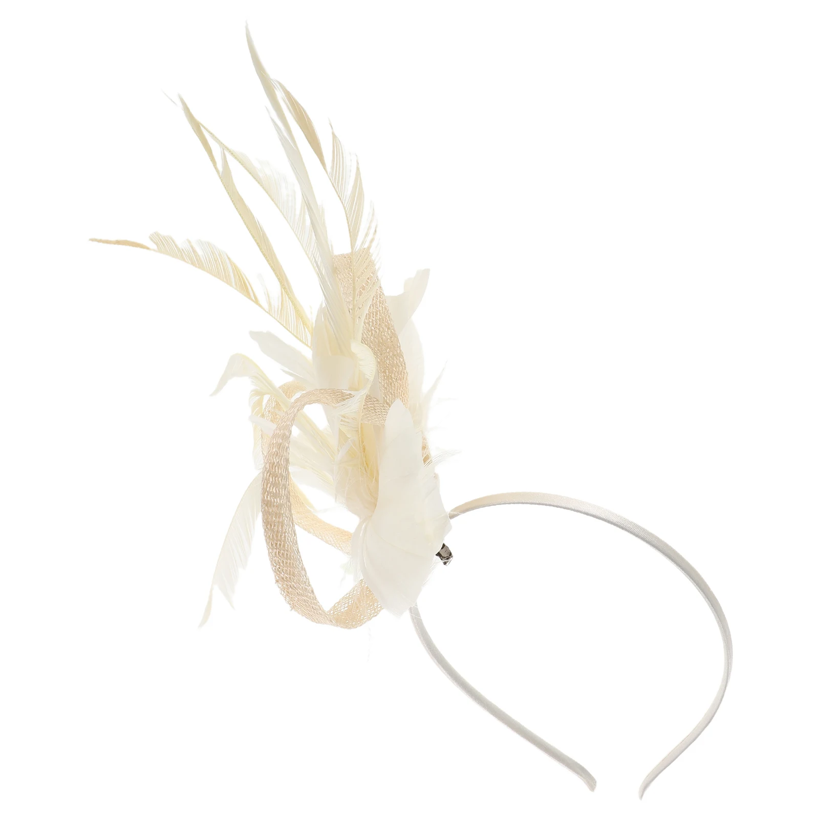 Women Fascinator Headband Handmade Floral Plume Bridal Hair Clip Lightweight Adjustable Elegant Wedding Guest Party Stage 
Women Fascinator Headband Handmade Floral Plume Bridal Hair Clip Lightweight Adjustable Elegant Wedding Guest Party Stage