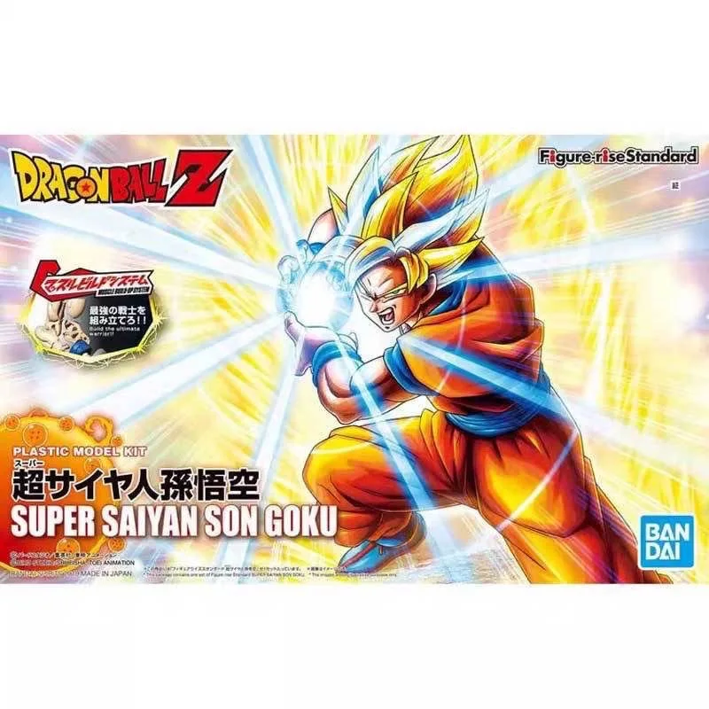 BANDAI Anime Figure Dragon Ball Z Super Saiyan Son Goku Figure-rise Standard Assembly Model Anime Action Figures Toys 12cm
BANDAI Anime Figure Dragon Ball Z Super Saiyan Son Goku Figure-rise Standard Assembly Model Anime Action Figures Toys 12cm