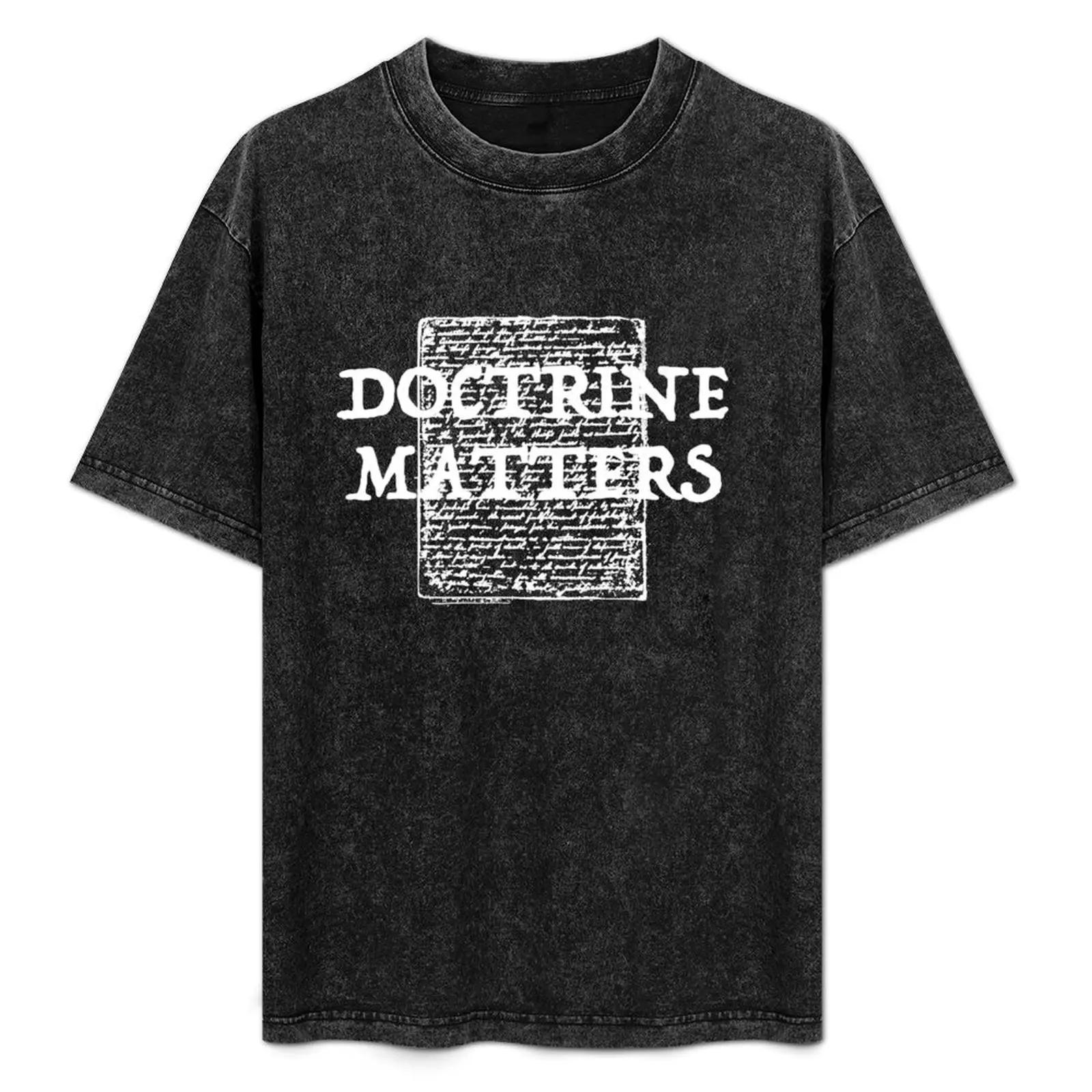 Doctrine Matters 2022 Design T-Shirt Casual Loose Short Sleeve Tee for Men
Doctrine Matters 2022 Design T-Shirt Casual Loose Short Sleeve Tee for Men