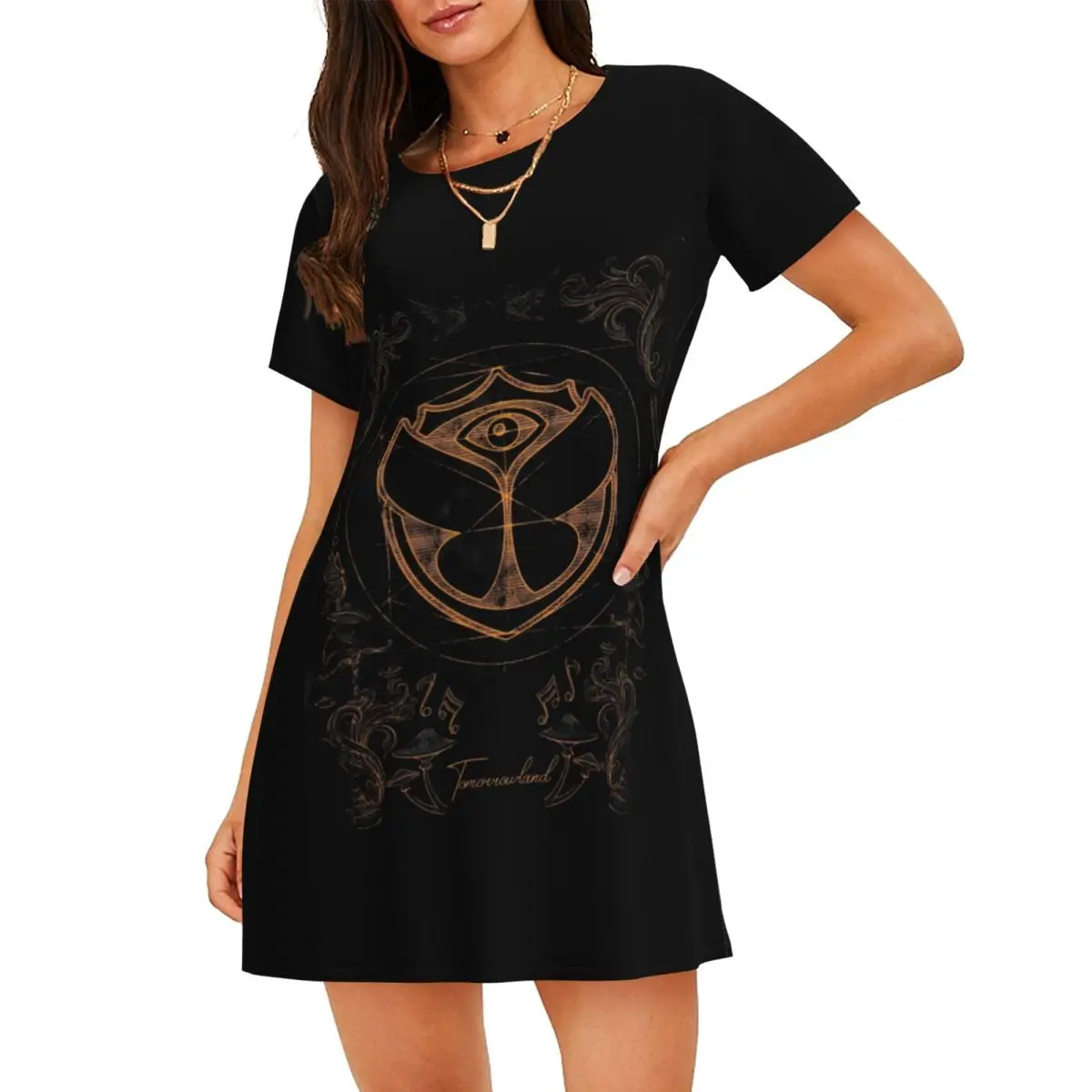 Custom Tomorrowland Womens Short Sleeve Sleepshirt Belgian Electronic Dance Music Festival Nightdress For Shopping Sleepdress
Custom Tomorrowland Womens Short Sleeve Sleepshirt Belgian Electronic Dance Music Festival Nightdress For Shopping Sleepdress