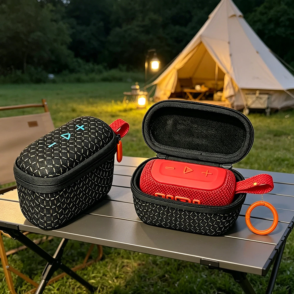 Hard Shell Protective Case For JBL GO5 Speaker ,Breathable Mesh Soft Lining Portable Storage Pouch With Metal Carabiner
Hard Shell Protective Case For JBL GO5 Speaker ,Breathable Mesh Soft Lining Portable Storage Pouch With Metal Carabiner