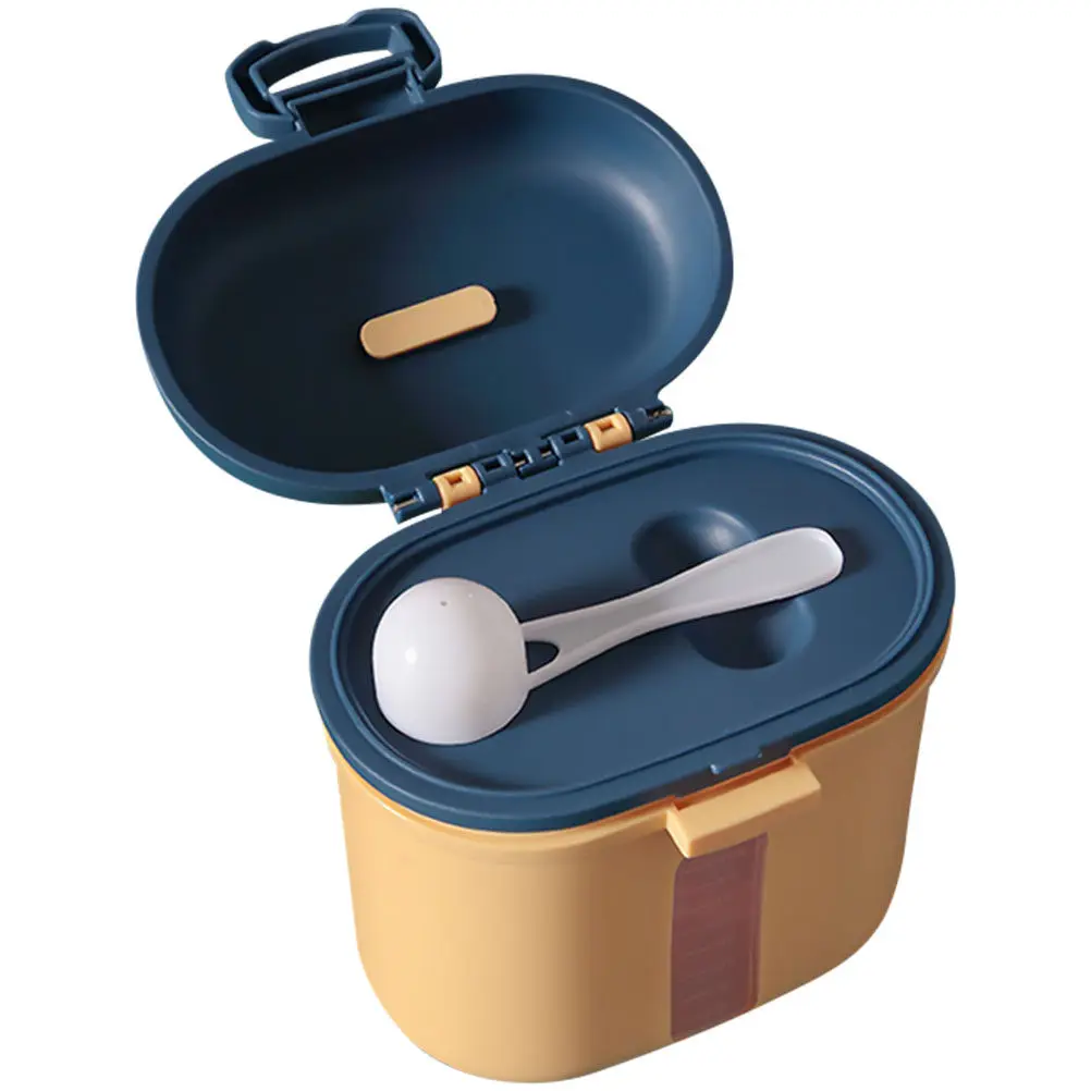 1Set Premium Milk Powder Container Baby Formula Dispenser Reusable Portable Compact Freshness Keeper Formula Storage